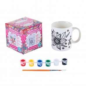 Кружка для росписи Цветы (Multiart, 71-24sim)