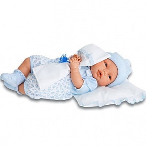 Кукла Габи в голубом, плачет, 36 см. (Antonio Juan Munecas, 1445B)  