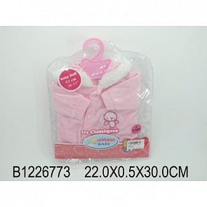 Комплект одежды для куклы, куртка с капюшоном, розовая (Baby Dolls, B1226773sim)