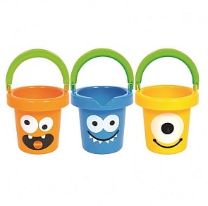 Набор ведерок - Монстрики, 3 штуки (Gowi, 558-14k)