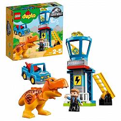 Конструктор Lego Duplo - Jurassic World Башня Ти-Рекса (Lego, 10880) - миниатюра