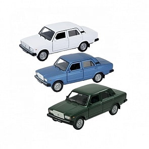 Игрушечная металлическая машина LADA 2107, масштаб 1:34-39 (Welly, 43644) Игрушечная металлическая машина LADA 2107, масштаб 1:34-39 (Welly, 43644)
