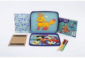 Набор магнитный игровой 2 в 1 - Безумные монстры (Mieredu, ME071R)