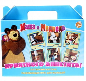 Настольная игра Маша и Медведь. "Приятного аппетита" (ORIGAMI, 12579or)