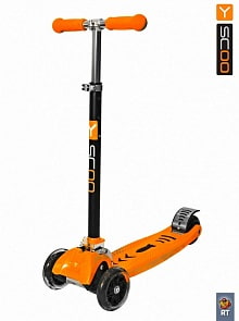 Самокат-трансформер Maxi City RT Simple Gagarin, оранжевый (Y-SCOO, 4956RT)