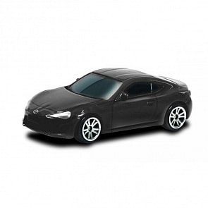 Машина металлическая Toyota 86, 1:64, черный матовый цвет (RMZ City, 344023SM)