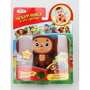 Фигурка для ванной Чебурашка со световыми и звуковыми эффектами (Играем вместе, 1R-Lssim)