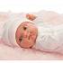 Кукла Пепита на розовом одеяле, 21 см.  - миниатюра №1