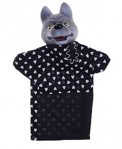 Кукла-перчатка – Волк, 28 см (Огонек, ОГ963)