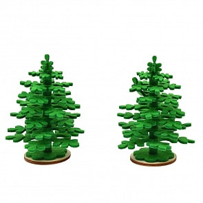Набор Одним прекрасным утром – Елочки, 2 штуки (ЯиГрушка, 59823)