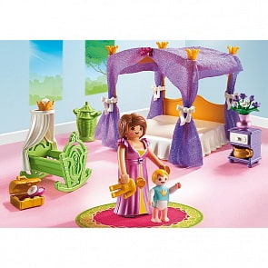 Игровой набор - Замок Принцессы: Покои Принцессы с колыбелью (Playmobil, 6851pm)
