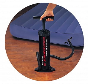 Насос ручной, повышенной мощности, 3 насадки (Intex, 68605) Насос ручной, повышенной мощности, 3 насадки (Intex, 68605)