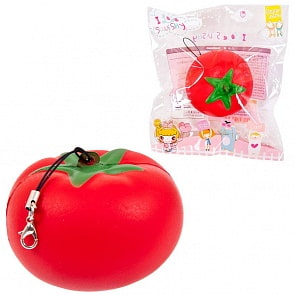 Игрушка мягкая антистресс - Томат, 6.5 см. (Junfa, SQ-82)