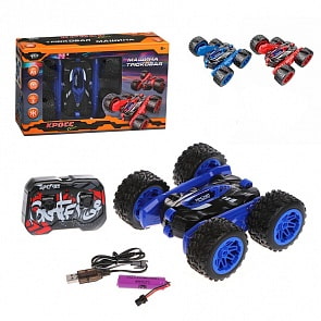Трюковая р/у машина на аккумуляторе, мягкие шины (Наша Игрушка, M0305) (ассортимент)