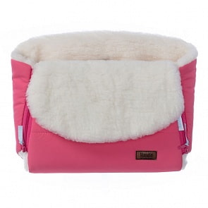Муфта меховая для коляски Nuovita Vichingo Bianco Rosa/Розовый (Nuovita, NUO-mVICB_2162)