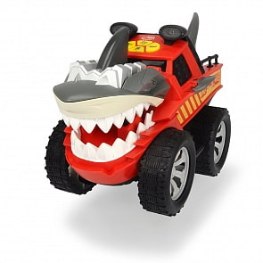 Машина Стремительная акула, моторизованная, свет, звук, музыка, кузов кусает и трясется под музыку, 30 см. (Dickie, 3765005)