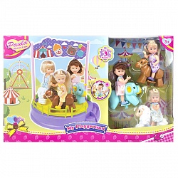 Игровой набор из серии Карусель, с куколкой 10 см. (Paula, MC23014) - миниатюра