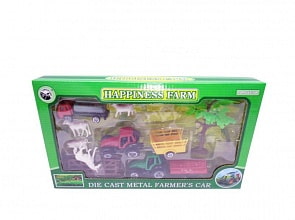 Игровой набор - Ферма, 10 предметов (Junfa Toys, BA-19912)