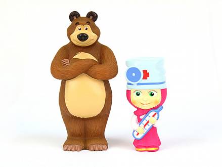 Фигурки - Маша доктор и Мишка серии Маша и Медведь 