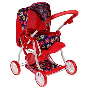 Коляска-люлька Карапуз металлическая с корзиной (Карапуз, 66HC-20-C8)