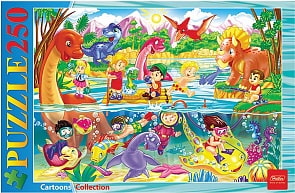 Пазлы 250 элементов – Динопарк (Hatber, 250ПЗ3-11330)