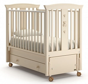 Детская кроватка – Nuovita Fasto swing, продольный. Avorio/Слоновая кость (Nuovita, FASS_055)