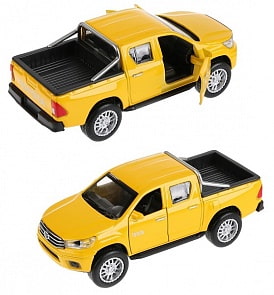 Металлическая машинка – Toyota Hilux, 12 см, свет и звук (Технопарк, FY6118-SL) (ассортимент)