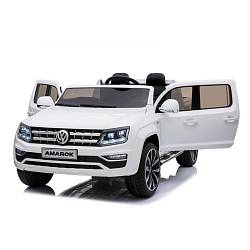 Электромобиль Volkswagen Amarok, белого цвета (ToyLand, DMD-298_белый) - миниатюра