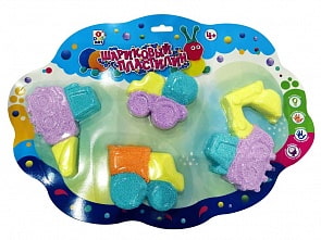 Набор шарикового пластилина - Строительная техника (1toy, Т18299)