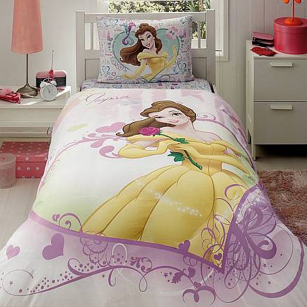 Двустороннее постельное белье Princess Belle Heart 