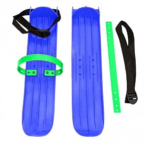 Мини-лыжи Тяни-толкай большие с ремнями РТ-2, синий (RT, 6956RT)