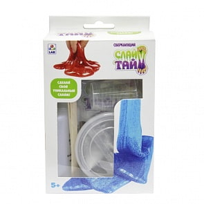 Слайм тайм Набор - Сделай слайм с блестками (1toy, Т12029)