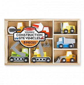 Деревянные игрушки - Набор строительных машин (Melissa&Doug, 3180_md)