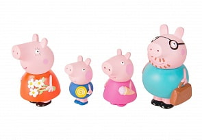 Игрушки для ванной ™ Peppa Pig - Семья Свинки Пеппы (Росмэн, 34805ros)