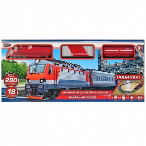 Железная дорога свети звук, длина полотна 280 см (Играем вместе, S19273345)