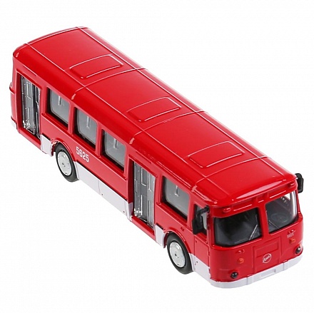 Автобус Лиаз-677 инерционный, двери открываются, 15 см 