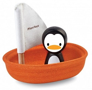 Игровой набор – Лодка и пингвин (Plan Toys, 5711k)