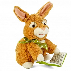 Интерактивный зайка-сказочник, 5 сказок и 5 песен, 26 см. (Мульти-Пульти, HTJ923A)