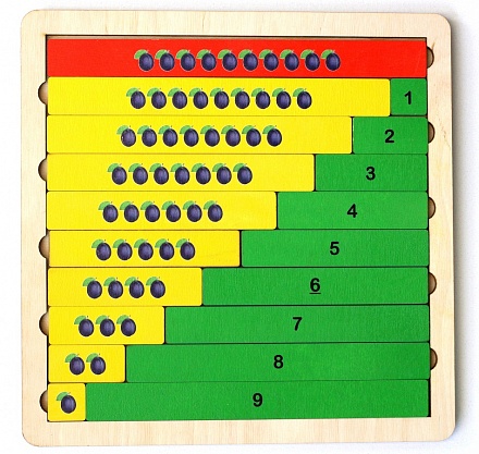 Пазл деревянный - Арифметика. Состав числа 