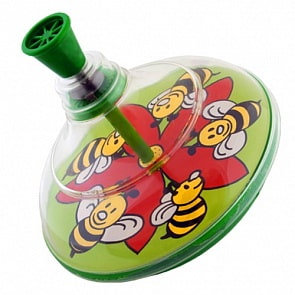 Юла прозрачная Пчелка (Чипполино, 0203) (ассортимент)