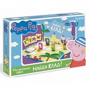 Peppa Pig. Игра настольная. Найди клад! (Origami, 01590_OR) 