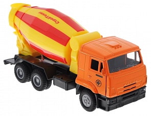 Металлическая инерционная бетономешалка Камаз, 12 см (Технопарк, SB-16-24WB)