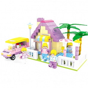 Конструктор Страна чудес. Кафе-мороженое, 270 деталей (Ausini, 24503)