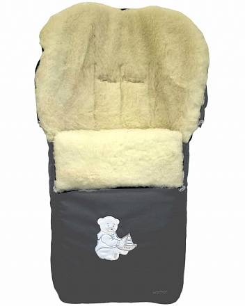 Спальный мешок в коляску №06 – Aurora. Графитовый 11 