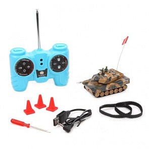 Танк р/у, масштаб 1:64 (Наша Игрушка, 9816A) (ассортимент)