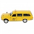 Машина Такси ГАЗ-2402 Волга 12 см свет-звук двери и багажник открываются металлическая  - миниатюра №1