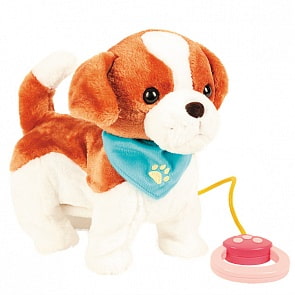 Интерактивная собака с пультом-поводком, 5 команд (Играем вместе, C-3096-1sim)