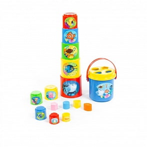 Занимательная пирамидка Disney/Pixar В поисках Немо, в сеточке (Полесье, 76731)