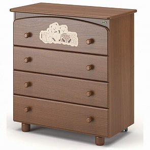 Детский комод – Nuovita Grano. Noce scuro/Темный орех (Nuovita, сGRA_1046)