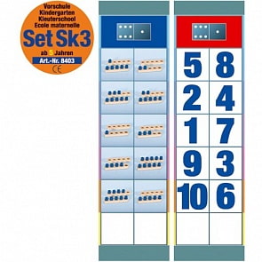 Набор заданий SK3 Флокардс - Цифры и счет (Magnetspiele, 8403k)